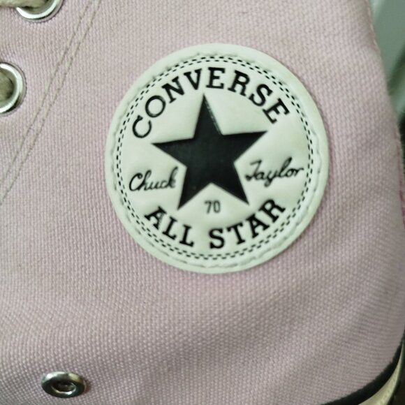 Converse High tops: Chuck 70 in Stardust Lilac/Egret/Black - Picture 4 of 5